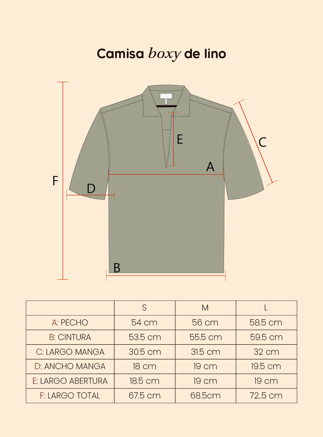 Camisa boxy de lino - pistacho