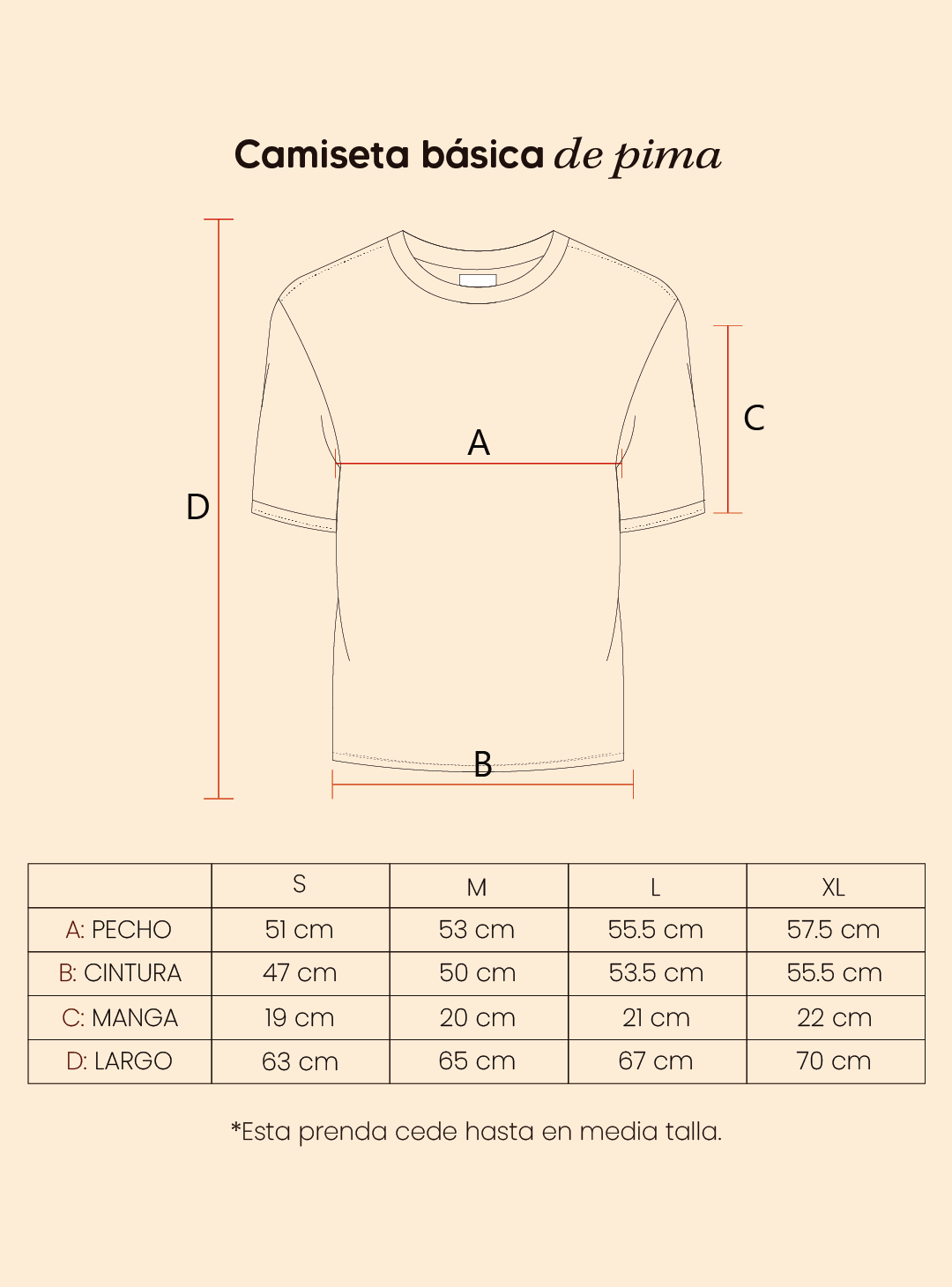 Camiseta básica de pima - sage green