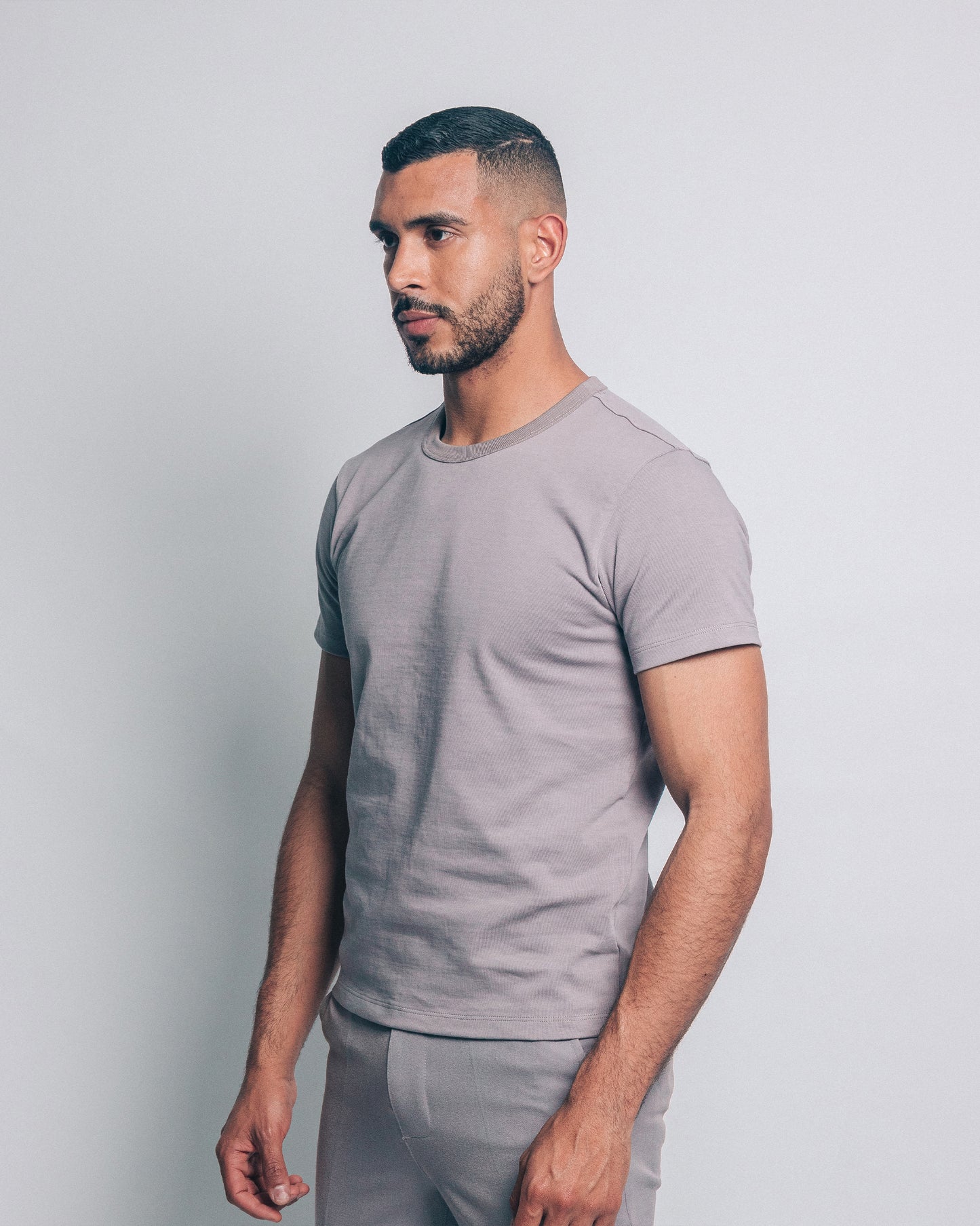 Camiseta heavyweight - gris