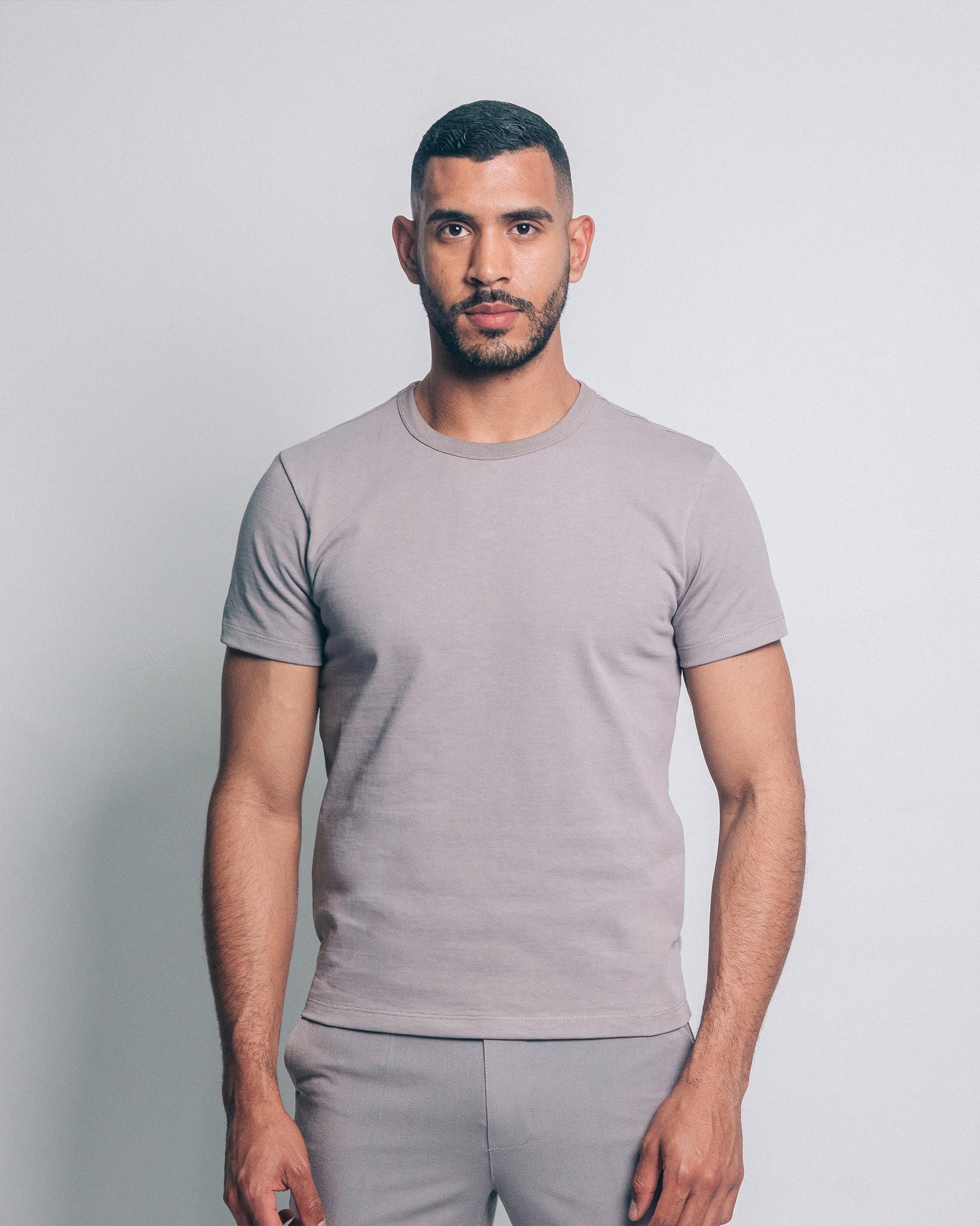 Camiseta heavyweight - gris
