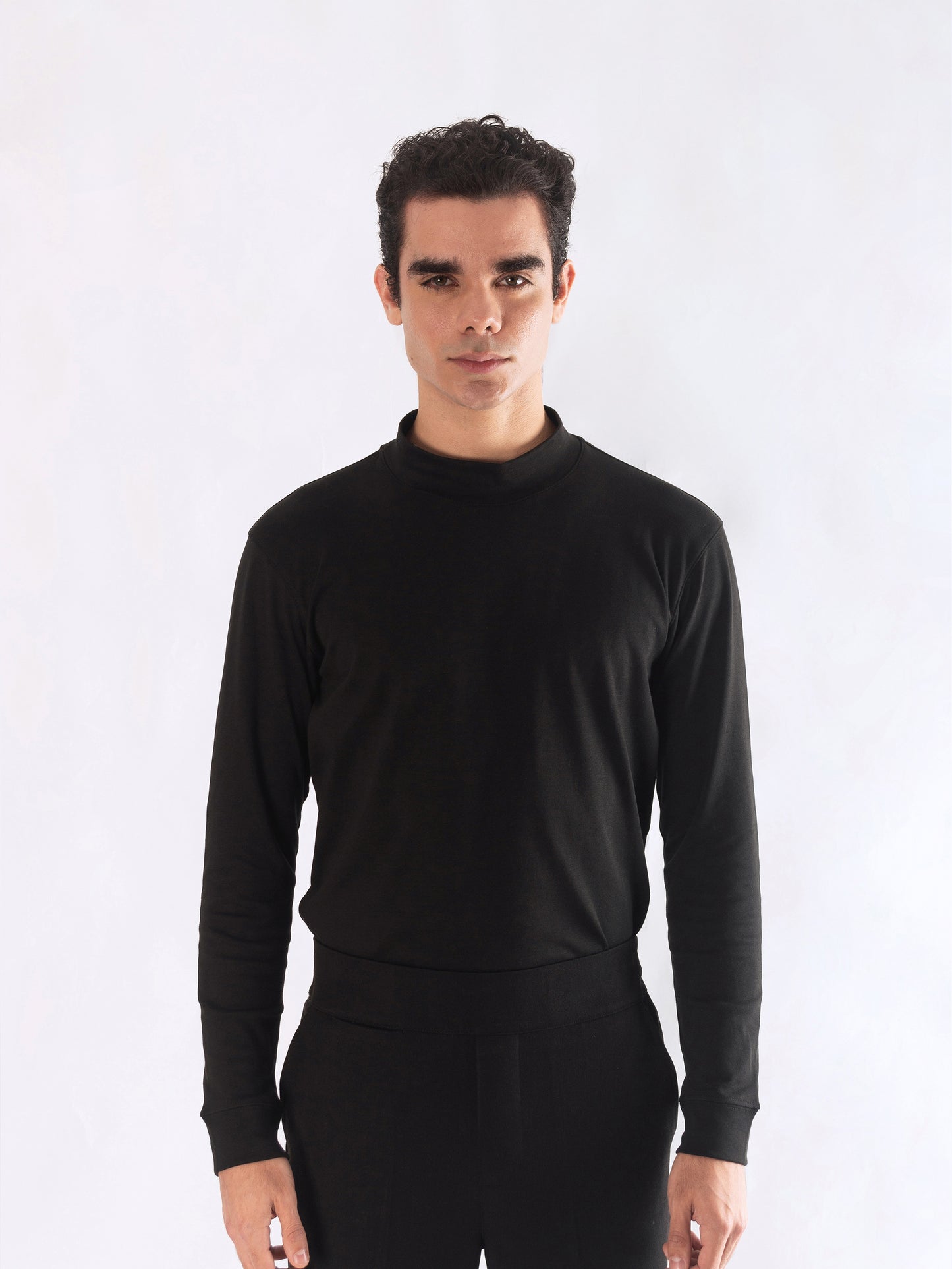 Camiseta perkins manga larga - negro