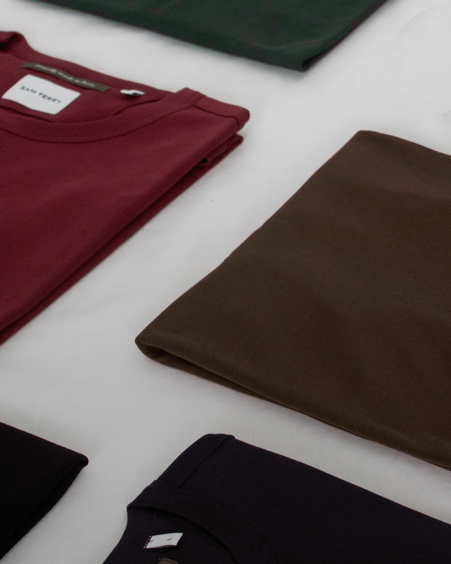 Camiseta básica de pima - marrón