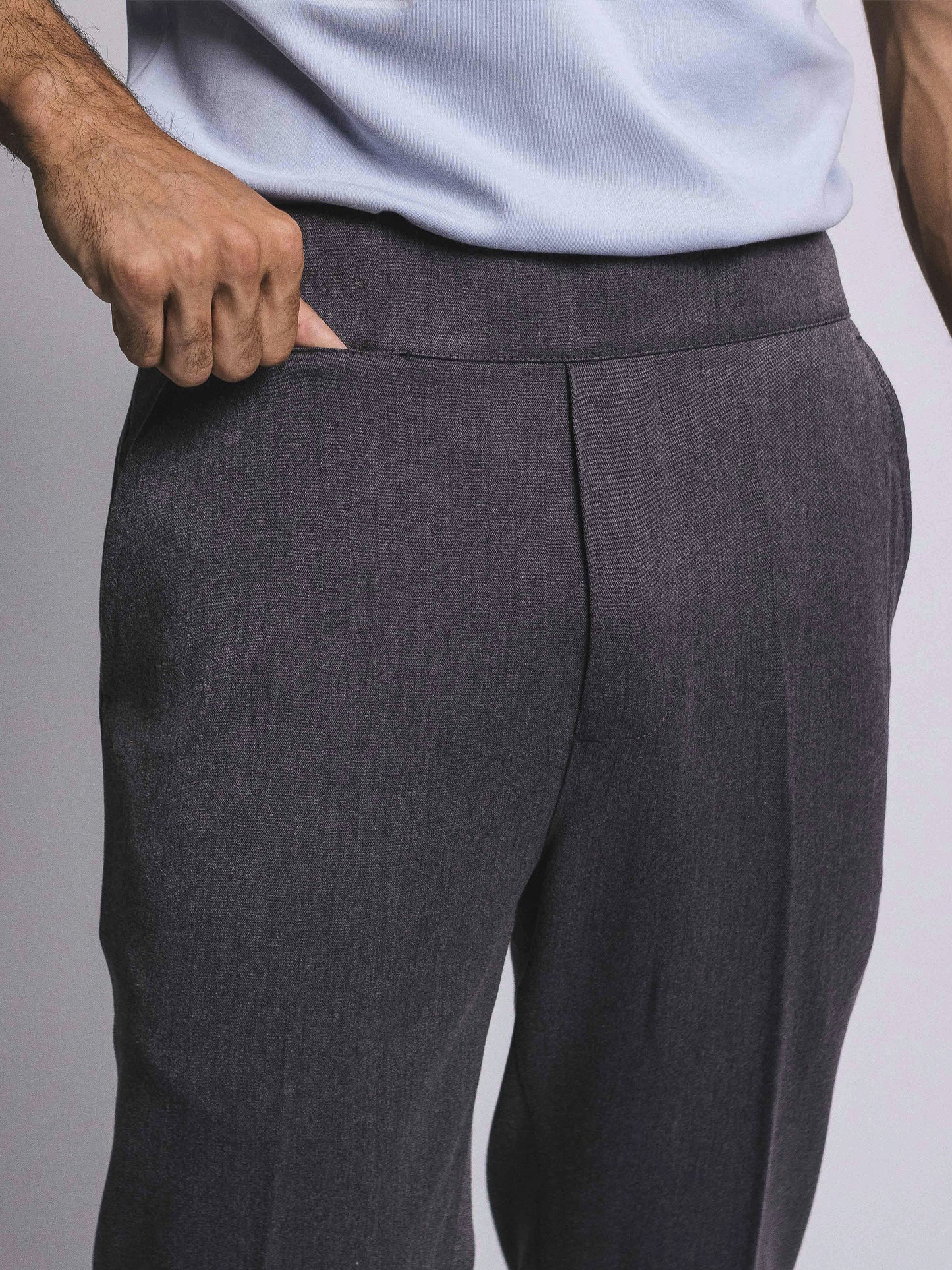 Jogger de vestir 2.0 - plomo