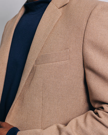 Blazer manga larga - beige