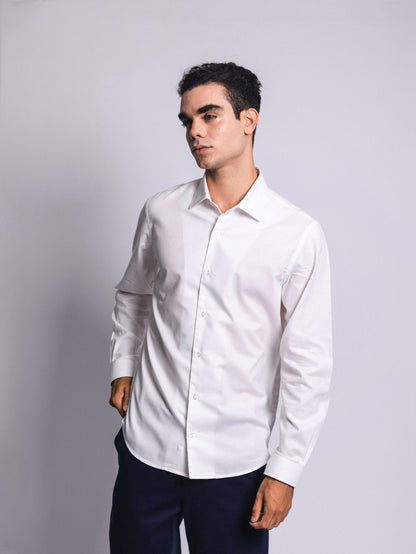 Camisa manga larga - perla