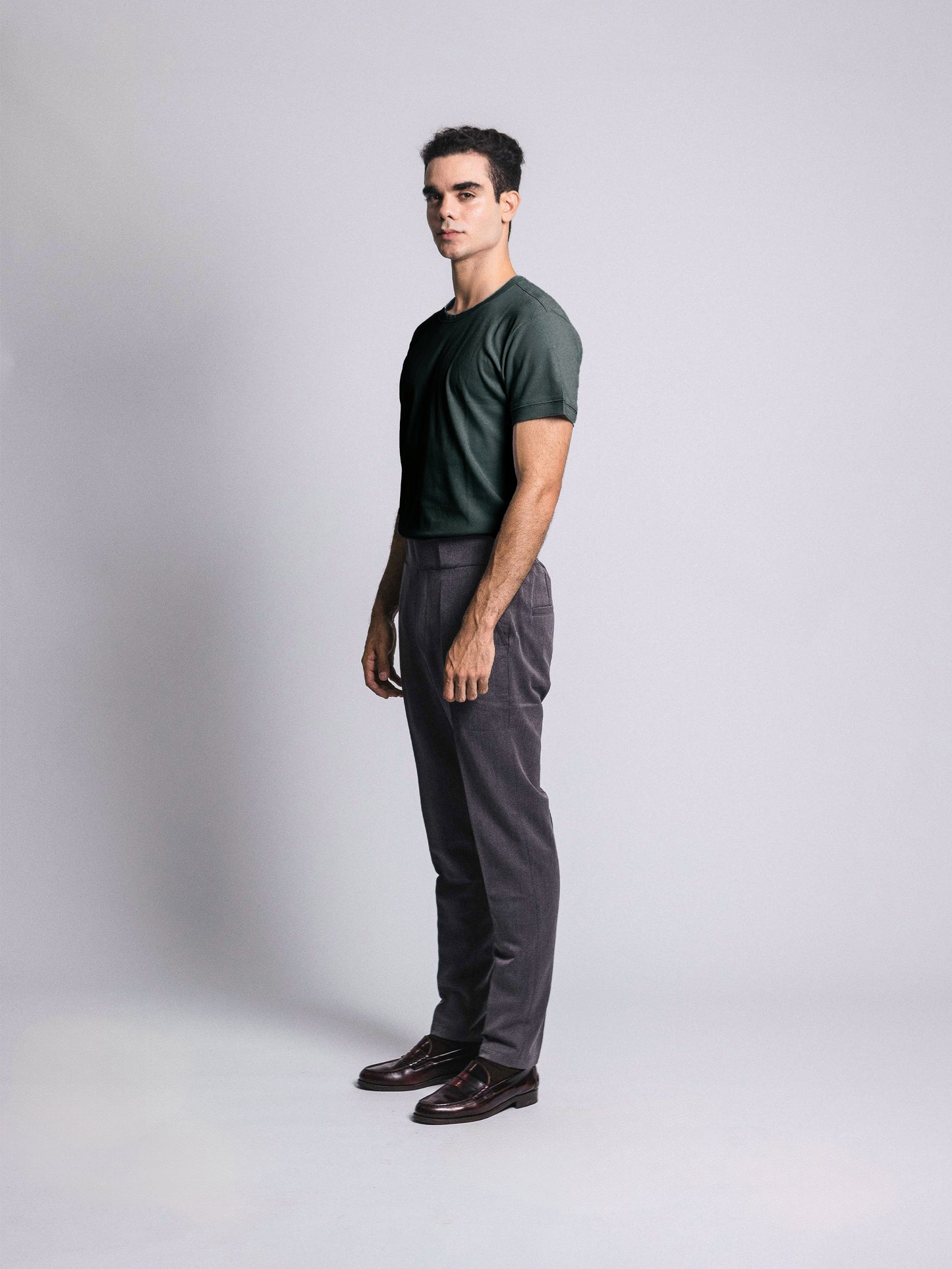Camiseta básica de pima - verde
