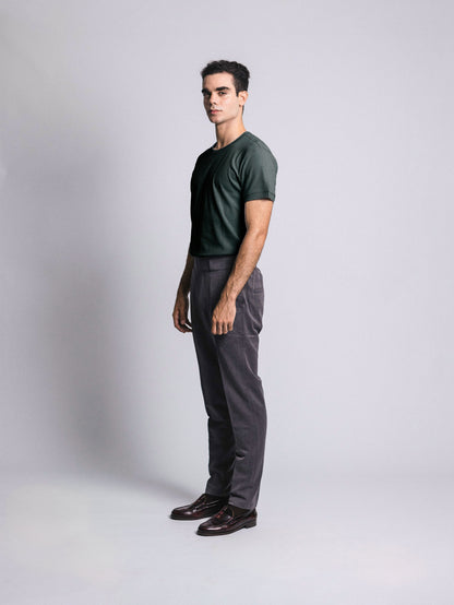 Camiseta básica de pima - verde
