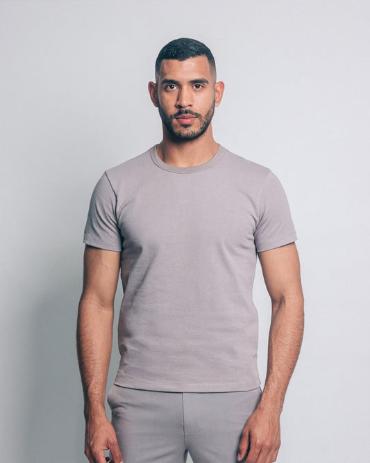 Camiseta heavyweight - gris