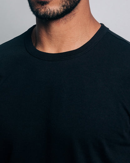 Camiseta heavyweight - negro