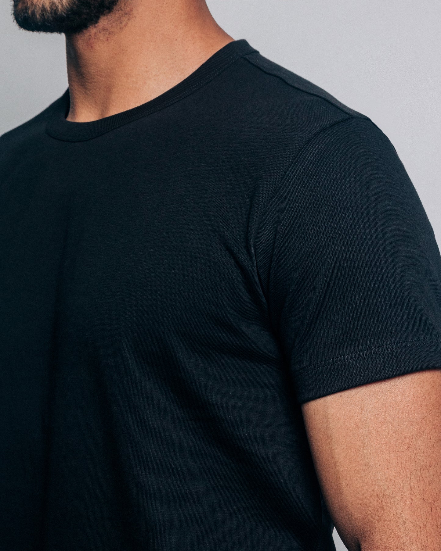 Camiseta heavyweight - negro