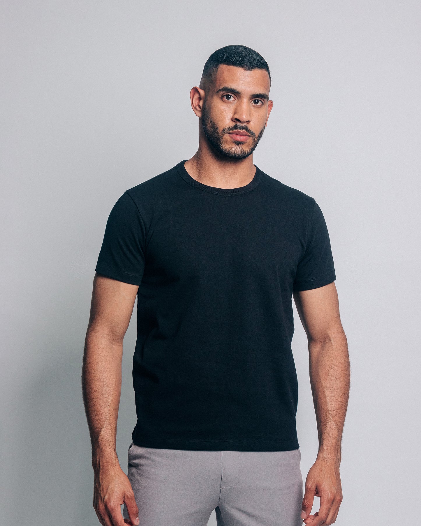 Camiseta heavyweight - negro