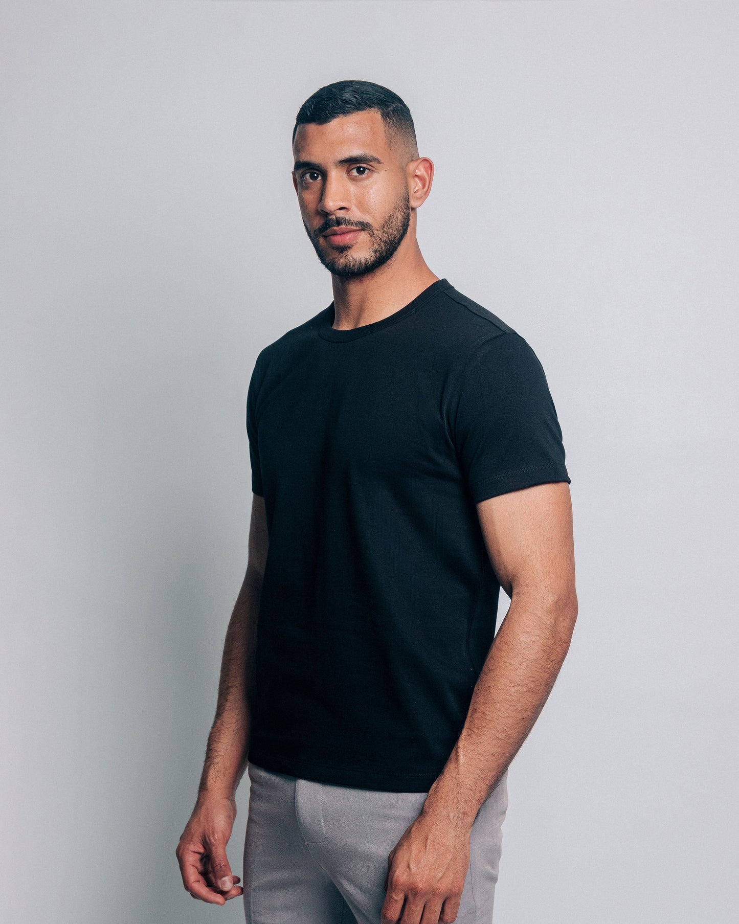 Camiseta heavyweight - negro