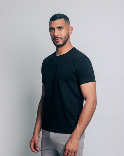 Camiseta heavyweight - negro