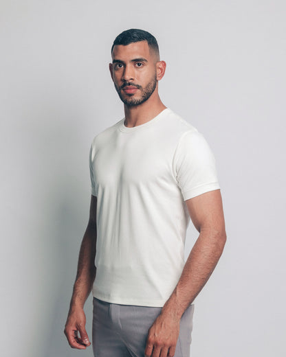 Camiseta básica de pima - blanco