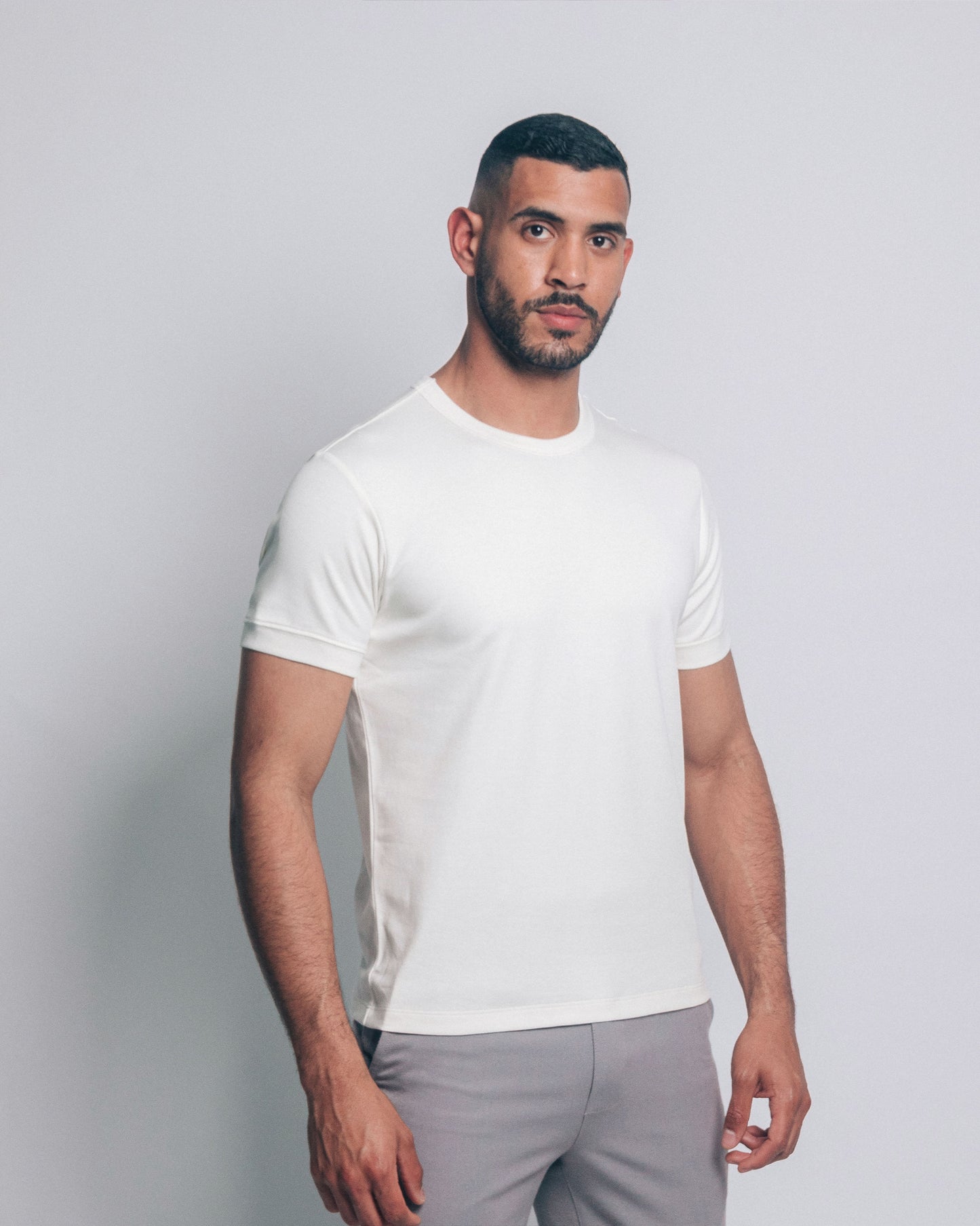 Camiseta básica de pima - blanco