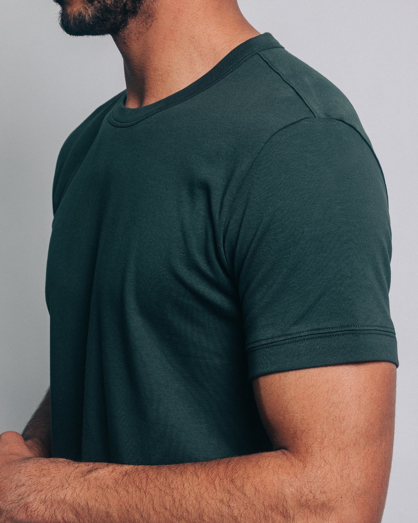 Camiseta básica de pima - verde