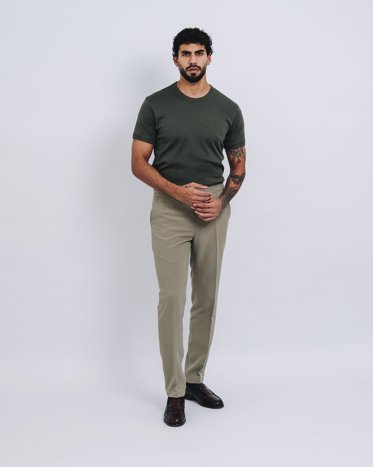 Camiseta básica de pima - signature green