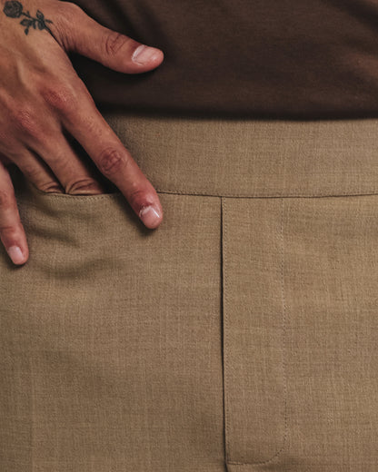 Jogger de vestir 2.0 - beige oscuro