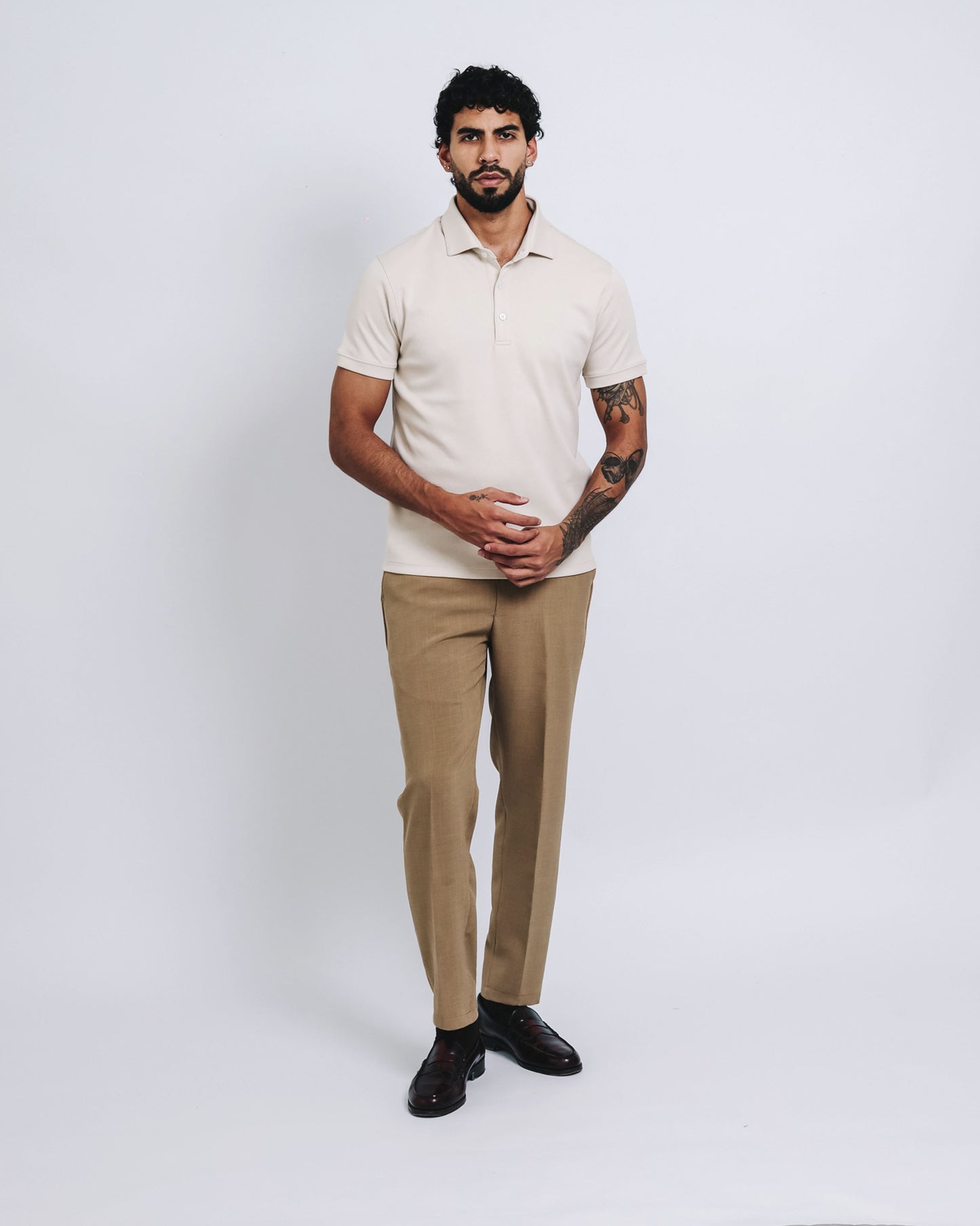 Jogger de vestir 2.0 - beige oscuro