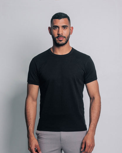 Camiseta básica de pima - midnight