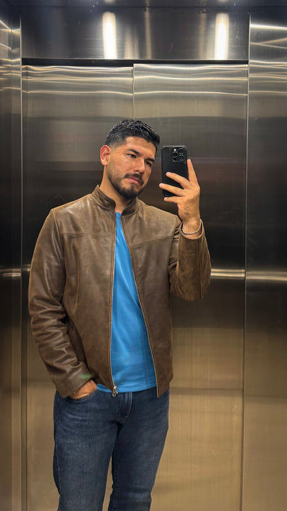 Camiseta básica de pima - azul turquesa