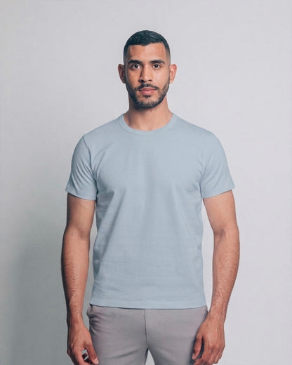 Camiseta heavyweight - ash blue