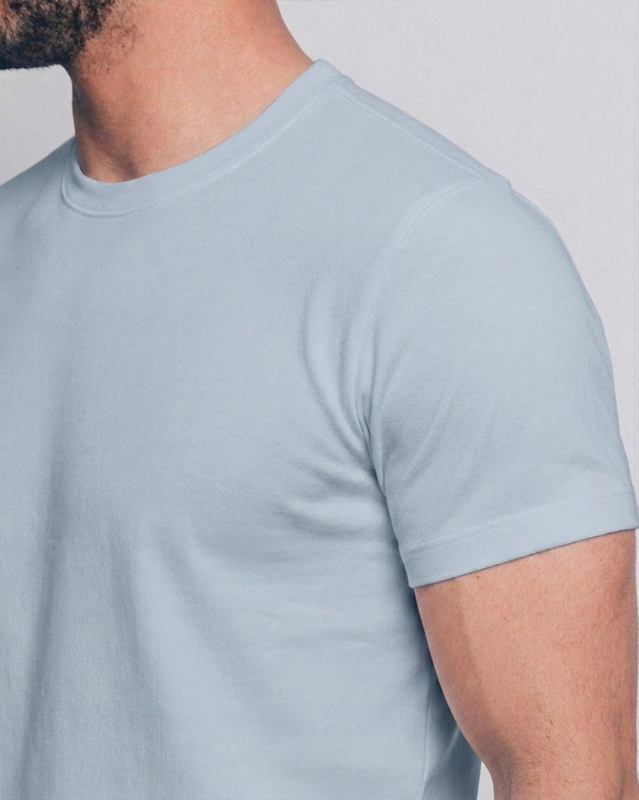 Camiseta heavyweight - ash blue