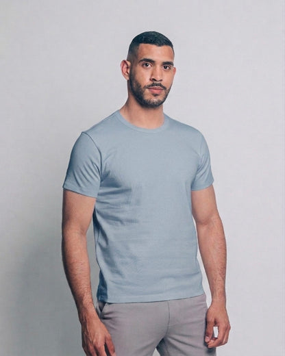 Camiseta heavyweight - ash blue