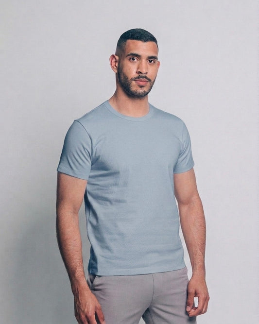 Camiseta heavyweight - ash blue