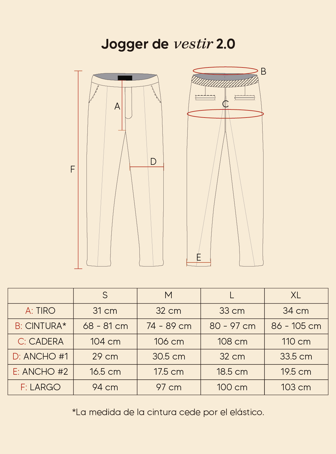 Jogger de vestir 2.0 - negro