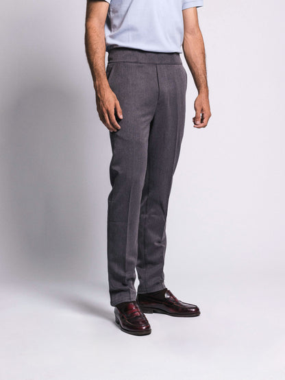 Jogger de vestir 2.0 - plomo