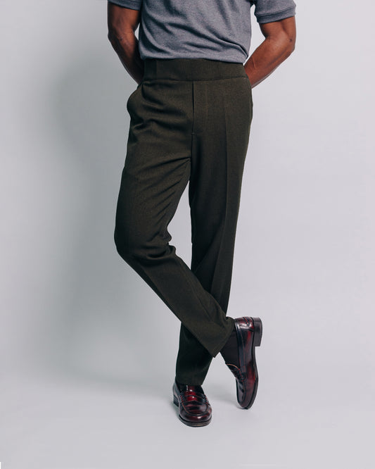 Jogger de vestir 2.0 - verde militar