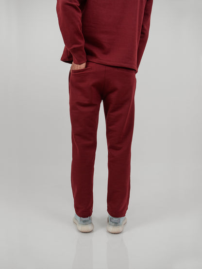 Pantalón jogger básico - burgundy