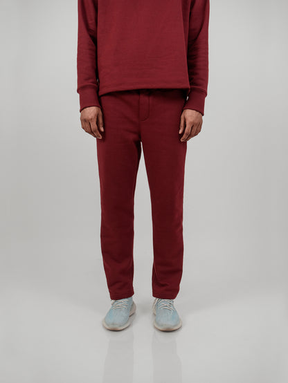 Pantalón jogger básico - burgundy