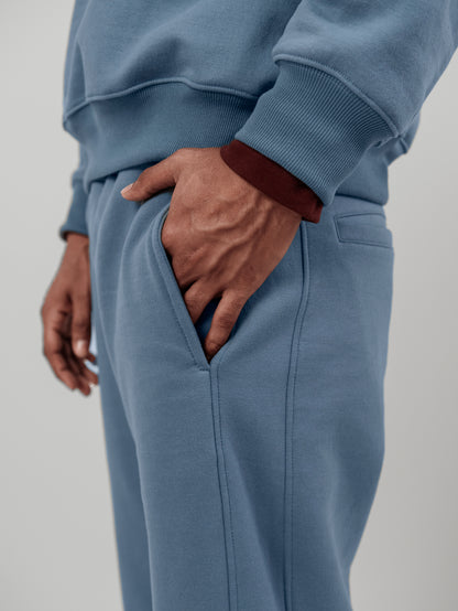 jogger c/ franja lateral - celeste