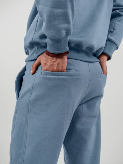 jogger c/ franja lateral - celeste