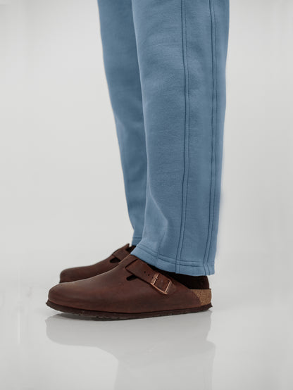 jogger c/ franja lateral - celeste