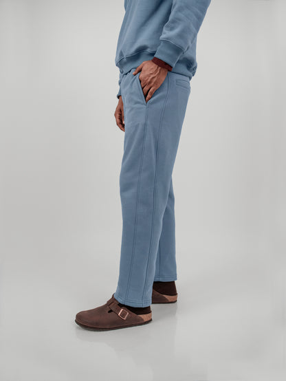 jogger c/ franja lateral - celeste