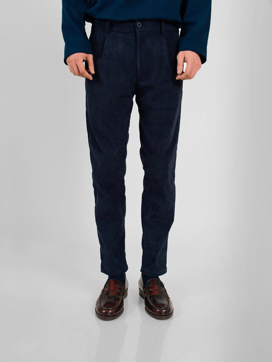 Pantalón corduroy - azul marino