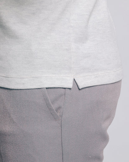 Camiseta henley - melange