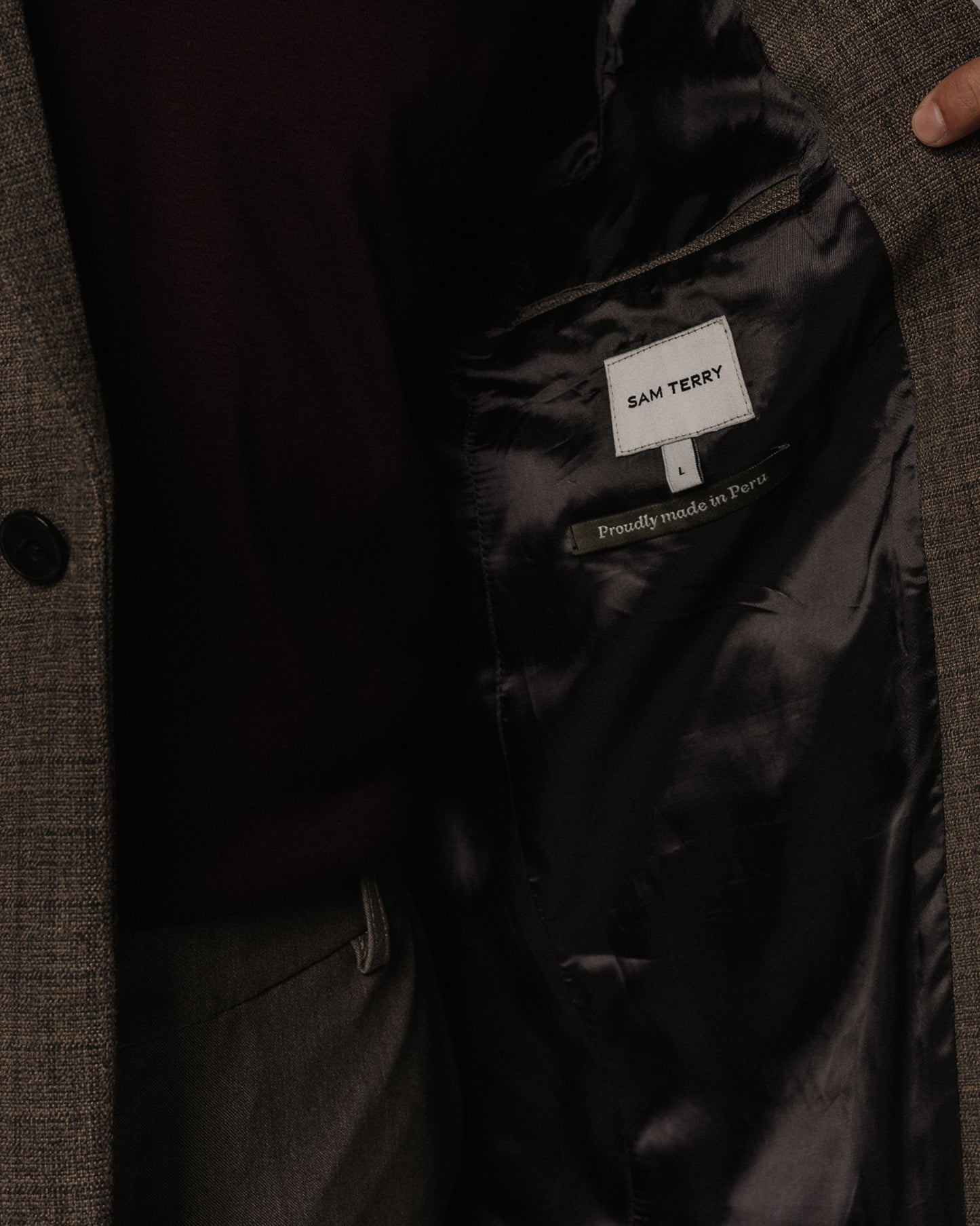 EVERYDAY BLAZER - MARRÓN/CUADROS