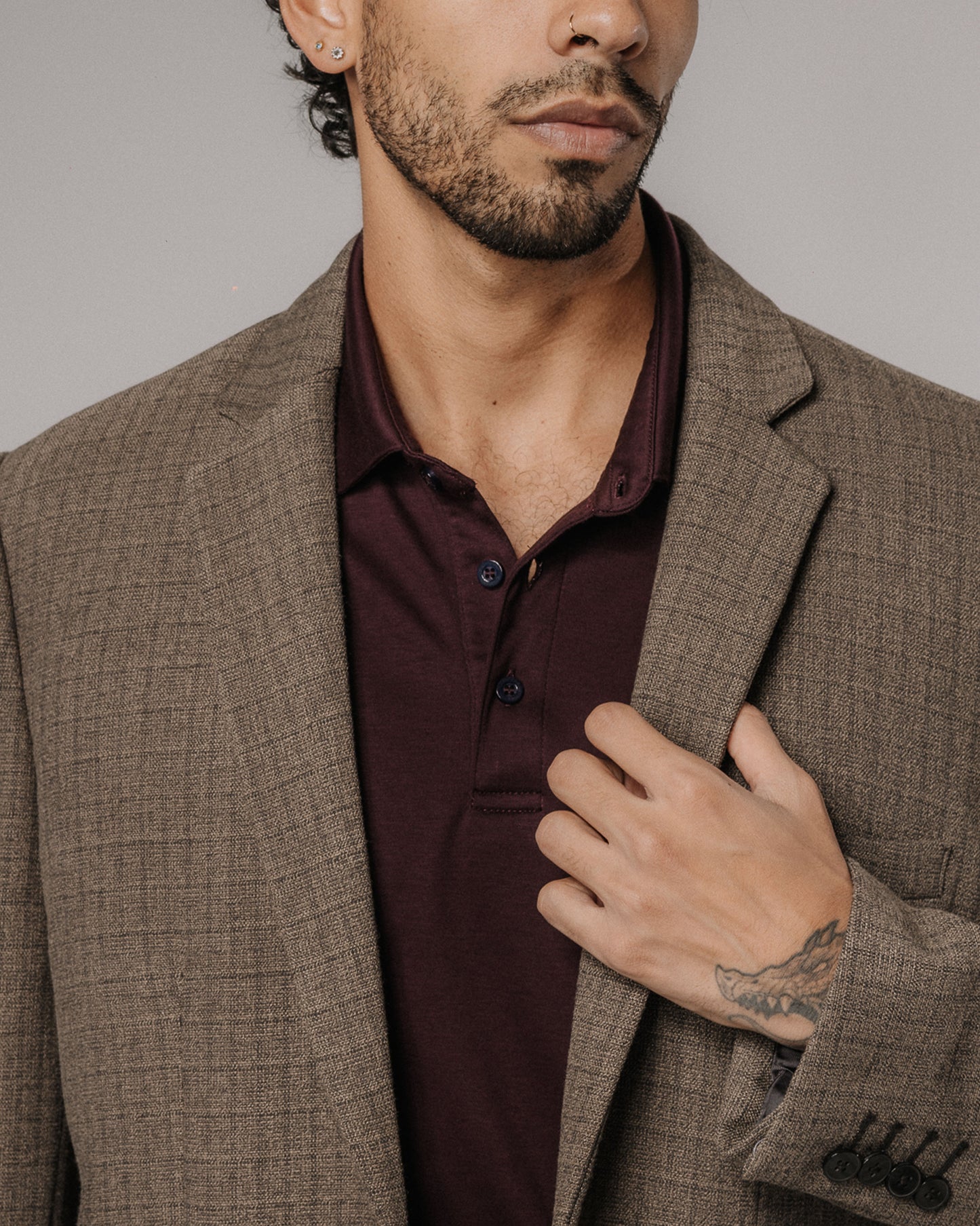 EVERYDAY BLAZER - MARRÓN/CUADROS