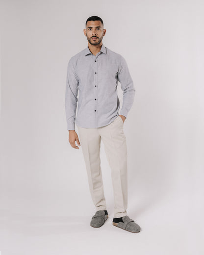 Camisa pechera multiposición — gris/lineas