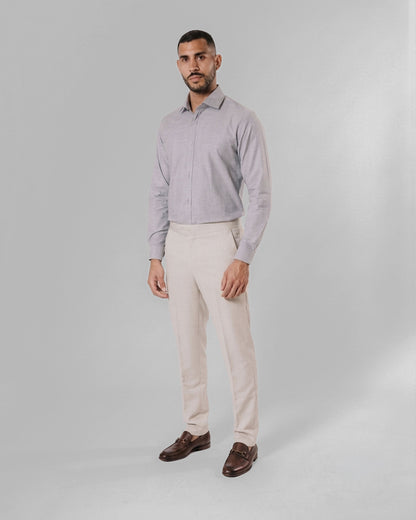 Camisa pechera multiposición - gris/lineas