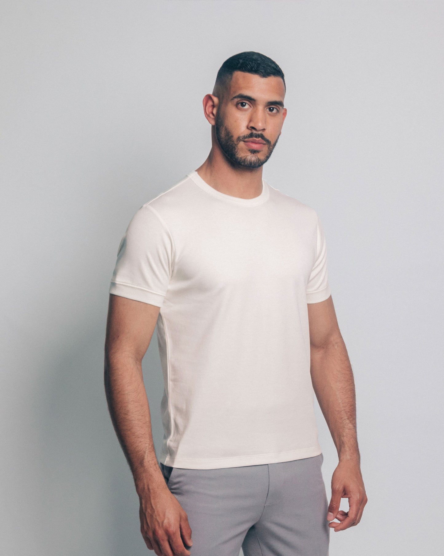 Camiseta básica de pima - soft nude