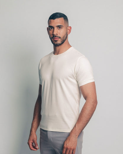Camiseta básica de pima - soft nude