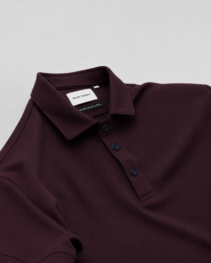 Polo de pima - merlot