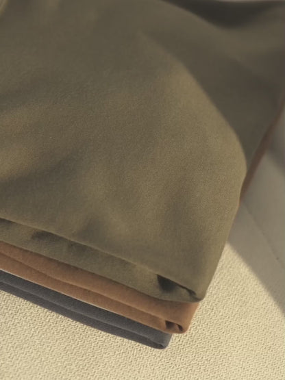 Camiseta básica de pima - beige oscuro